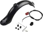 Scooter-Schutzblech-Set mit Rücklicht für 8,5 Zoll Elektro-Scooter Ersatzteile ABS-Material Vier-Loch-Design