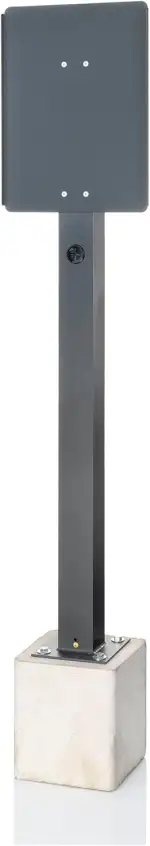 Universeller Hochwertig Wallbox-Standfuß für E-Ladestation mit Fertigbetonfundament für perfekte ...
