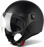 VINZ Duoro Roller Helm Jet Helm Mopedhelm Herren und Damen | in Gr. XS-XXL | Jethelm mit Visier | ECE 22.06 Zertifiziert | Motorradhelm | Erhältlich