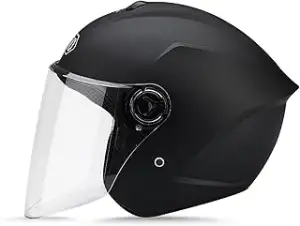 Motorradhelm Mit Schutzbrille, Jethelm Roller-Helm Scooter-Helm Moped Mofa-Helm,