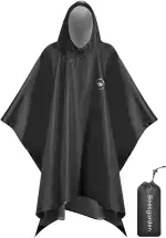 Leichter Wasserdichter Regenponcho mit TPU-Beschichtung, 8000mm Wasserdichte Bewertung, Damen Her...