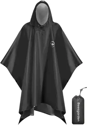 Leichter Wasserdichter Regenponcho mit TPU-Beschichtung, 8000mm Wasserdichte Bew