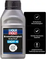 LIQUI MOLY Bremsflüssigkeit DOT 4 | 500 ml | Bremsflüssigkeit | Art.-Nr.: 21156, Silber