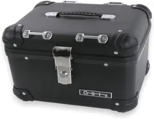 Götz Topcase 35 Liter Aludesign schwarz Komplettset