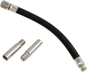 3 Stück Ventilverlängerung für Xiaomi E Scooter,Ventil Verlängerung mit Adapter Schlauch Set,Flex...