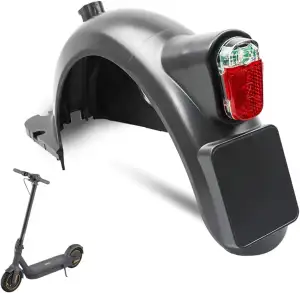 Hinterer Kotflügel mit Superhelle LED Rückleucht für Segway Ninebot Max G30 / G3