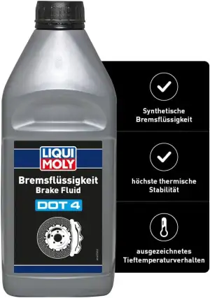 LIQUI MOLY Bremsflüssigkeit DOT 4 | 1 L | Bremsflüssigkeit | Art.-Nr.: 21157, Al