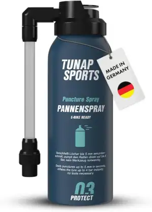 TUNAP SPORTS Pannenspray | Einfache Reparatur bei Reifenschäden unterwegs | Vers