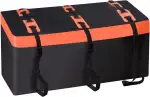 Heckbox für Anhängerkupplung 115 x 61 x 61cm, 425 Liter 600D PVC Car Cargo Transportbox Wasserdicht Reißfest Faltbare Gepäckbox