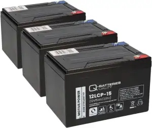 Akku Kompatibel 36V 15Ah (3x12V 15Ah) E-Scooter E-Roller AGM - Langlebig - Wartu