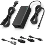 42V 2A Ladegerät für E-Scooter mit 4 Steckern, kompatibel mit Gotrax, Jetson, Hoverboard, Segway, Ninebot, Hiboy, Bird, Hoverstar, Volpam E-Scooter & E-Bikes mit 36V Akku, 3m Kabel, LED Anzeige