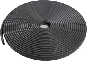 Quest Hochwertiger PVC-Handlauf für Treppen und Geländer 40x8mm – Rolle (Dunkelg