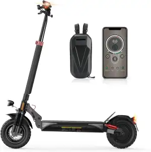 E Scooter mit 10 Zoll Offroad Luftreifen, 4 Komfortable Stoßdämpfungssystem, Ele