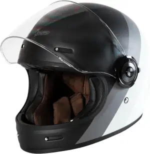 ORIGINE Integral-Motorradhelm im Cafe-Racer-Stil aus Glasfaser ECE-geprüft mit V