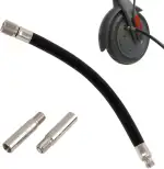 3 Stück Ventilverlängerung 39mm, Reifenventilverlängerung mit Gummischlauch 160mm, Ventiladapter ...