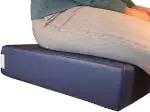 LUplus XL Orthopädische Sitzerhöhung 43x43x Höhe 10 cm Skai, DKL-blau