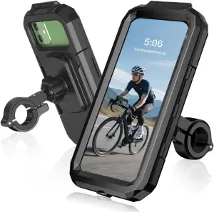 Motorrad Handyhalterung Wasserdicht Handy Halterung Fahrrad Universal 360° Drehb