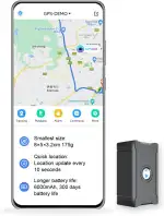 GPS-Ortungsgerät Tracker für Auto, Motorrad und Hunde, 90 Tage Standby 6000mAh, Diebstahlalarm, globale Echtzeit-Verfolgung - kostenlose SIM-Karte, App inklusive, versteckter GPS-Tracker