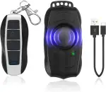 Fahrradalarm mit Fernbedienung – USB wiederaufladbar, Wasserdicht, 120dB Super Lauter Anti-Diebstahl Alarm mit Vibrationssensor für Fahrrad, E-Bike, Motorrad und E-Roller