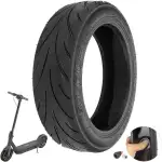 60/70-6.5 Tubeless Reifen mit Ventil für Segway Ninebot Max G30/Ninebot E3 D/Xiaomi 5 Elektroroll...
