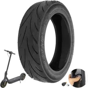 60/70-6.5 Tubeless Reifen mit Ventil für Segway Ninebot Max G30/Ninebot E3 D/Xia