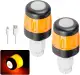LED Lenkerleuchte, für Elektroroller, Wiederaufladbar, Blinker Lenkerstopfen für Xiaomi und Segwa...