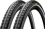 2 Stück 28" Zoll Continental Ride Tour Fahrrad Reifen Mantel Decke Tire 42-622 Reflex schwarz