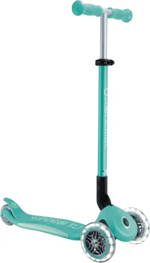 GLOBBER Primo Foldable Plus Lights Roller – Tretroller Kinder ab 3 Jahre - Scoot