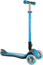 GLOBBER Elite Roller – Tretroller Kinder ab 3 Jahre - Scooter - ABEC 5, 3-rädrig – höhenverstellbar - LED-Rollen