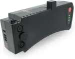 vhbw Akku Ersatz für Prophete SDI-3611C, SDI-3610C für E-Bike (10,4 Ah, 36 V, Li-Ion) - Schwarz