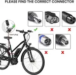 KFD Netzteil 36V 2A Ladegerät 42V 2A Ladekabel für Trekstor XVE-4200200, Jin Xin Yu Power Battery Charger XVE083-4200200, SANS SSLC084V42 SSL0084V42J PortalPower C060L1001 E-Bike PowerSmart CP100L1002