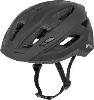Twirl Fahrradhelm City ONE, schwarz, modernes Design, mit Rücklicht, optimale Pa