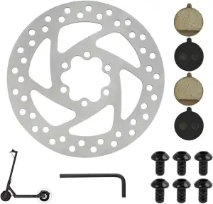 140 mm Bremsscheiben mit 2 Paar Bremsbeläge Ersatzscheibe Bremsscheiben Kompatib
