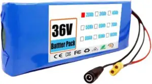 36V 20AH 10S1P wasserdichte Lithium-Ionen-Akkus Batterien Mit 42V 2A Ladegerät E