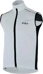 FDX Radweste für Herren Leichte atmungsaktive ärmellose und reflektierende Radjacke Winddichte Weste für Laufen Mountainbiken Wandern Fitnessstudio und Radfahren Wasserabweisende Fahrradausrüstung