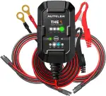 Batterieladegerät 6V 12V 1A,Vollautomatisches intelligentes Erhaltungsladegerät für Motorrad Auto...