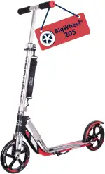 HUDORA BigWheel 205 Scooter - Stabiler Aluminium-Roller - Höhenjustierbarer & zusammenklappbarer Cityroller mit Ständer - Sportlicher Kinder- & Erwachsenenroller für bis zu 100kg