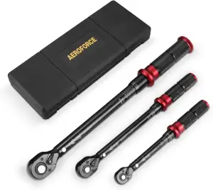 AEROFORCE Drehmomentschlüssel 1/4" & 3/8" & 1/2", 3 teilig Drehmomentschlüssel S