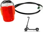 Rücklicht,Kotflügel Rücklicht Für Ninebot Max G30d,Für Segway Ninebot Max G30 / G30LP / G30LE / G30LE II/ G30D / G30e / G30e ii(Wasserdicht,Rot)
