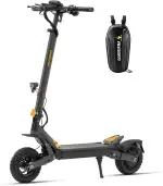Ausom L1 E-Scooter mit Straßenzulassung (ABE), 70-90km Reichweite, 500W Motor, Max.20 km/h, Faltbarer Offroad Elektroroller für Erwachsene mit Duale Schwingarmdämpfer, Dual-Disc-Bremsen