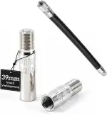 3 Stück Ventilverlängerung Set 39mm + Flexibler Schlauch 160mm– Ventiladapter/Autoventil Adapter ...