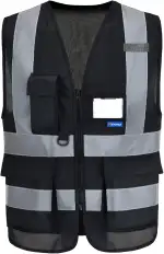AYKRM 21 Farben Sicherheitsweste Warnweste Reflektierendes WarnschutzWeste Warnweste mit Reflektorstreifen mit Reißverschluss und Taschen Arbeitsweste