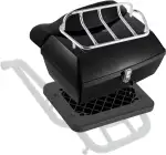 VEVOR Motorrad-Topcase Motorradkoffer 48 L universelle Heckbox aus PP-Material, wasserdichte & abnehmbare Motorrad-Topbox mit Mehrlochboden & Regal Helmkoffer (565 x 500 x 380 mm)