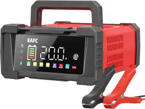 20A Tragbar Autobatterie Ladegerät, 12V/24V Batterie Erhaltungsladegerät, 9-Stuf