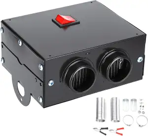 Tragbarer Auto Heizlüfter 12V 600W mit Defroster – Schnelle Aufheizung in 5 Seku