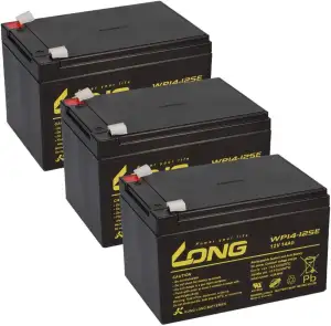 Akkuman.de Akkutechnik Vom Fachmann 36V 14Ah - 3X 12V 14Ah AGM BLEI AKKUS - Komp