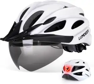 LUMDEER Fahrradhelm Erwachsene mit Licht,Radhelm,Cityhelm Urban für Herren Damen