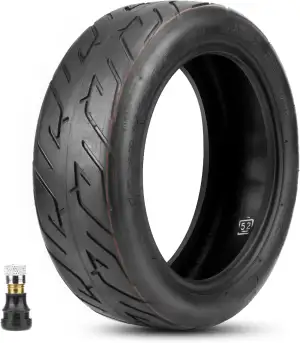 E Scooter Reifen 10x2.70-6.5 Schlauchlos Tubeless mit Ventil, Langlebig & Versch