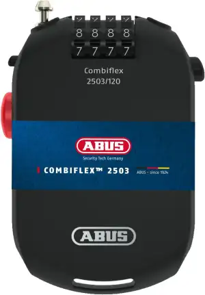 ABUS Spezialschloss Combiflex - Geeignet als Gepäcksicherung, Skischloss, Helmsi