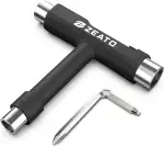 All-in-One Skate Tools Werkzeuge für Skateboards Multifunktionale Tragbar Skateboard T Tool Zubehör mit T-Type Schlüssel und L-Type Kreuzschlitz-Schlüssel Schraubenzieher Longboard Schrauben Set